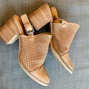 Franco Sarto Block-Heel Sling-Back Booties 7.5